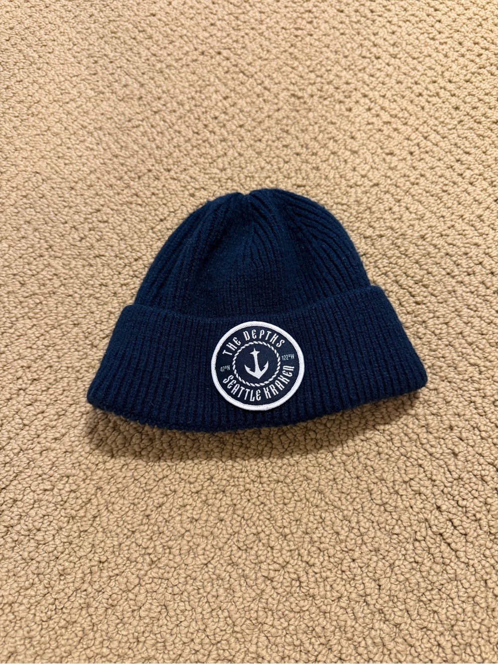 Seattle Kraken NFL Hockey Skull Cap Beanie Hat NEW